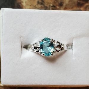 925 Silver ring and earrings